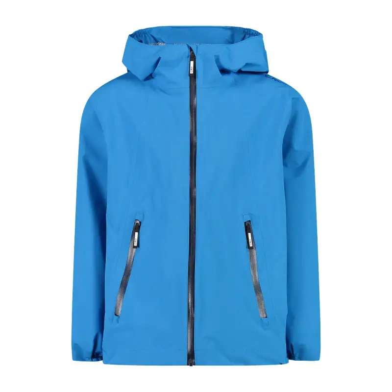 Giacca impermeabile con cappuccio fisso per bambini CMP