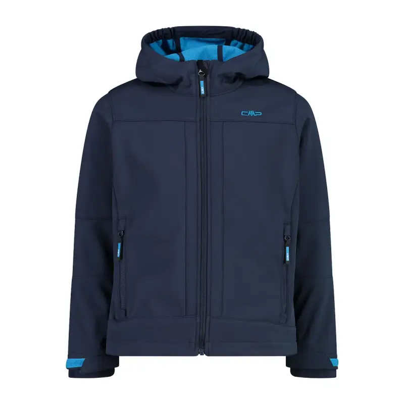 Giacca impermeabile con cappuccio fisso per bambini CMP