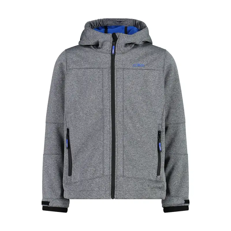 Giacca impermeabile con cappuccio fisso per bambini CMP