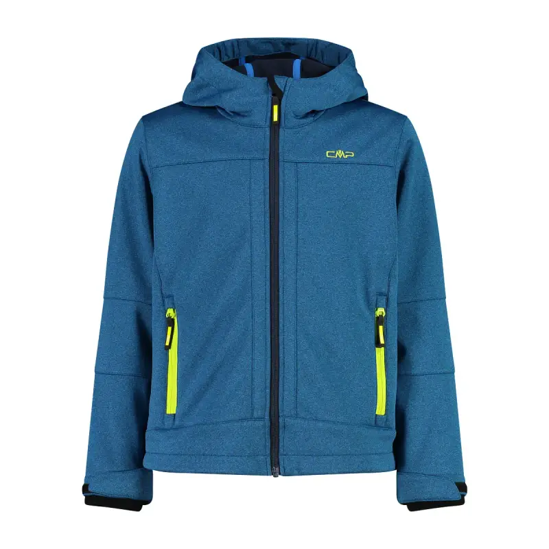 Giacca impermeabile con cappuccio fisso per bambini CMP