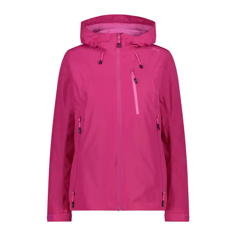 Giacca impermeabile donna con cappuccio fisso CMP