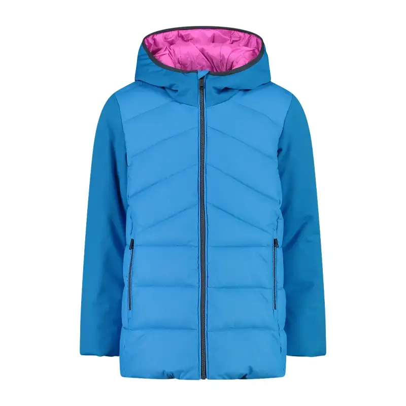 Giacca lunga da bambina con cappuccio CMP