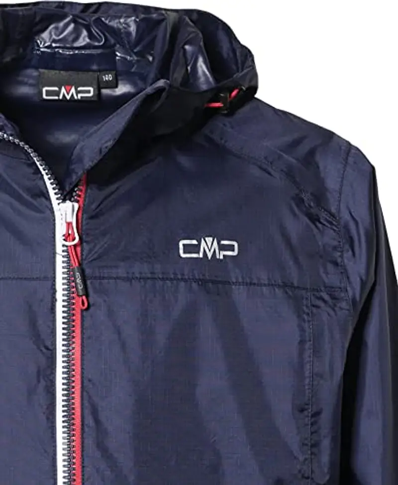 CMP Giacca Pioggia In Poliestere Antistrappo Da Bambini, Giacca Unisex miniatura 3