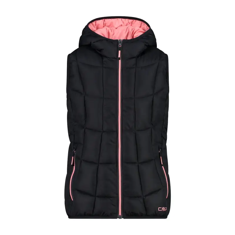 Gilet con cappuccio da bambina CMP