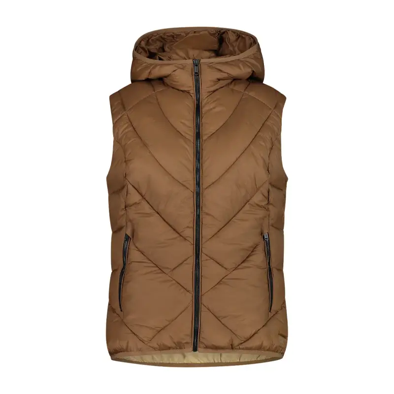 Gilet con cappuccio da donna CMP