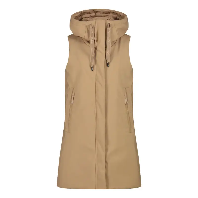 Gilet con cappuccio donna CMP