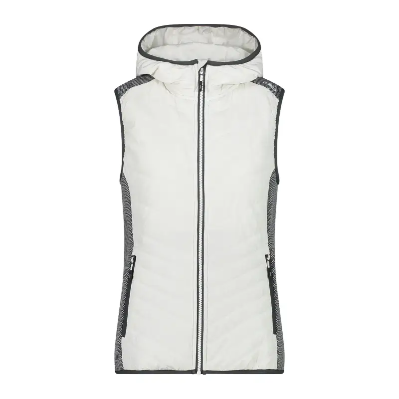 Gilet con cappuccio ibrido donna CMP