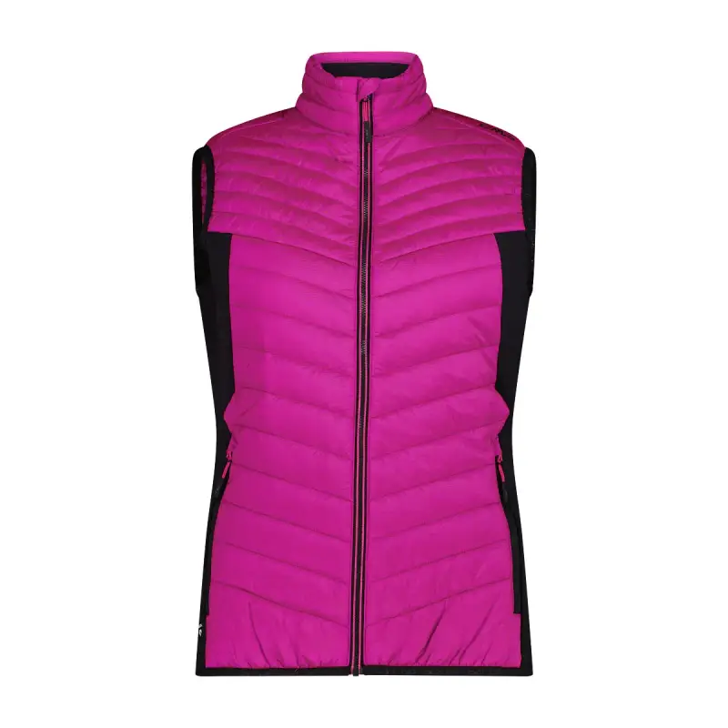 Gilet imbottito con cappuccio da donna CMP