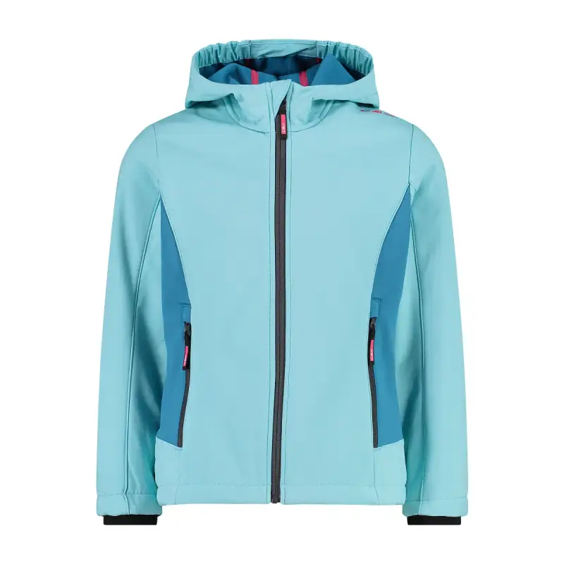 Giubbotto antivento con cappuccio per ragazza CMP