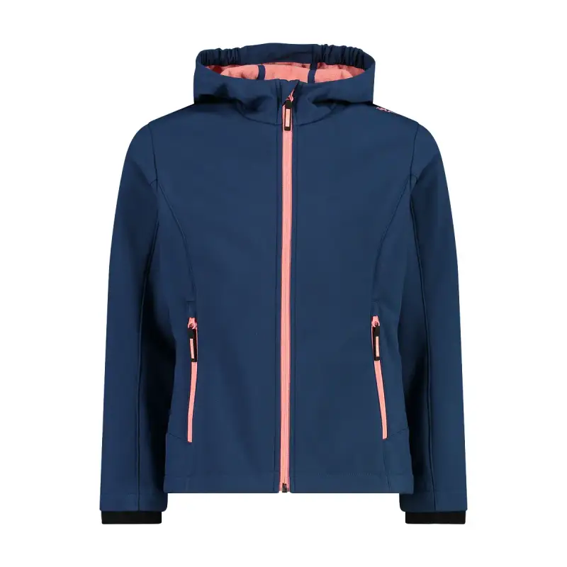 Giubbotto antivento con cappuccio per ragazza CMP