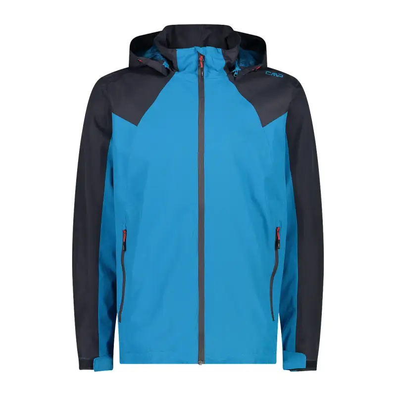 Impermeabile con cerniera con cappuccio CMP