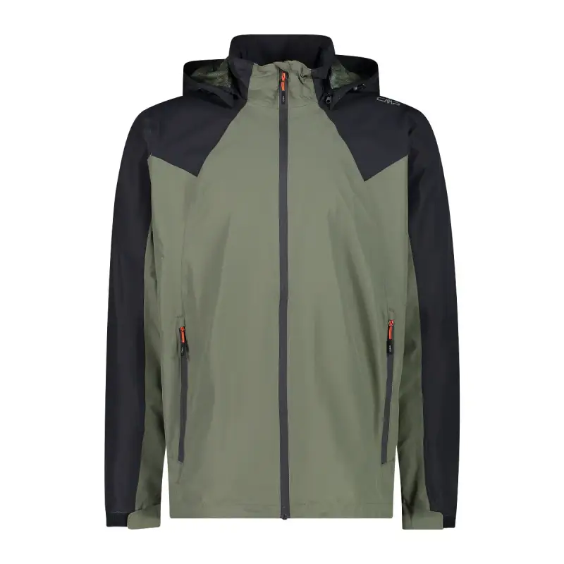 Impermeabile con cerniera con cappuccio CMP