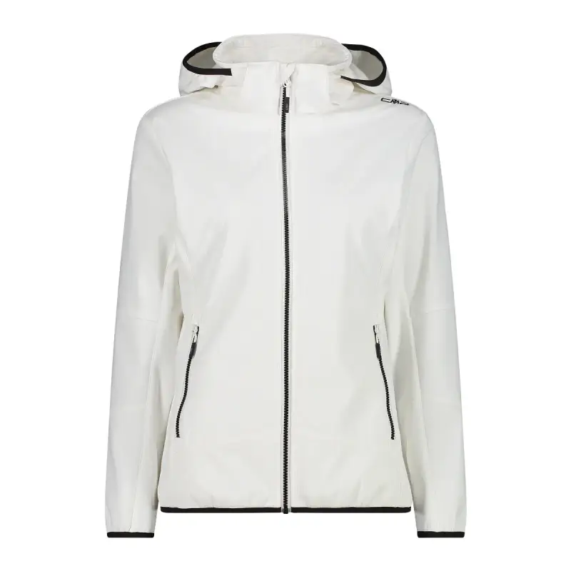 Impermeabile con cerniera con cappuccio da donna CMP