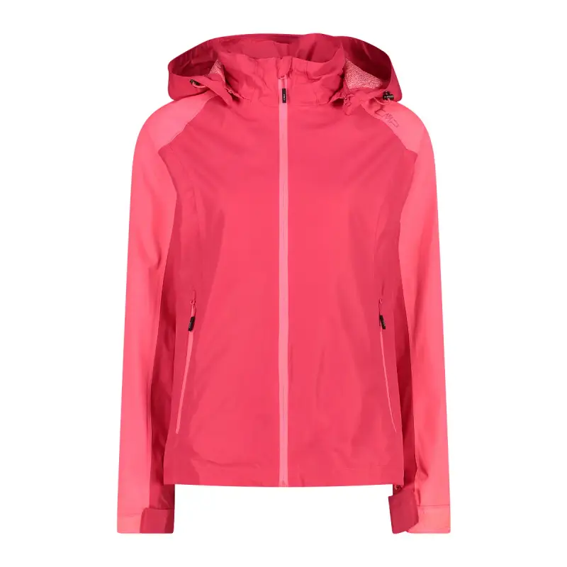 Impermeabile con cerniera con cappuccio da donna CMP