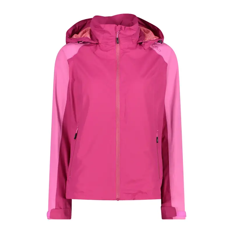 Impermeabile con cerniera con cappuccio da donna CMP