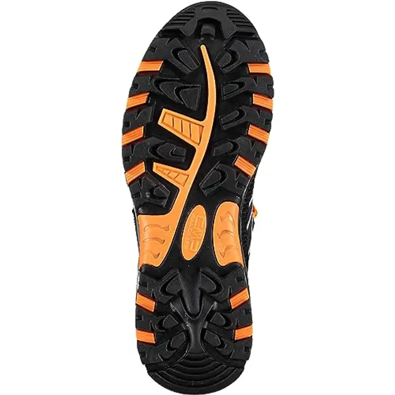 CMP Kids Rigel Low Trekking Shoes Kids Wp, Scarpe da trekking Unisex - Bambini e ragazzi, Antracite-Flash Orange, 38 EU miniatura 3