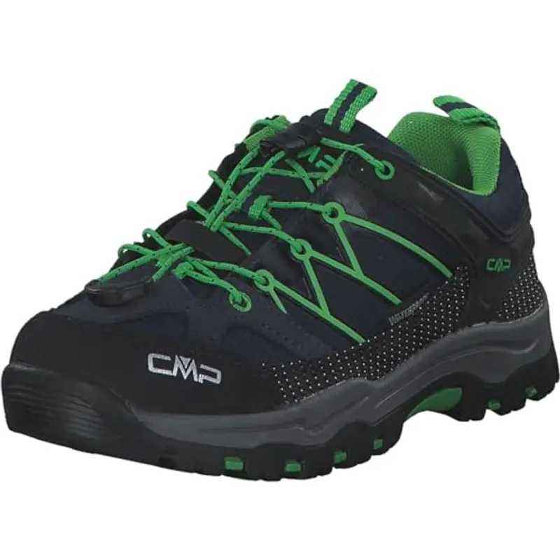 CMP Kids Rigel Low Trekking Shoes Kids Wp, Scarpe da trekking Unisex - Bambini e ragazzi, B.Blue-Gecko, 39 EU