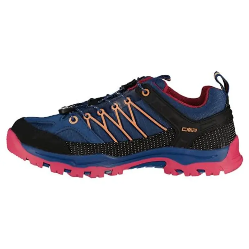 CMP Kids Rigel Low Trekking Shoes Wp, Scarpe da trekking Unisex - Bambini e ragazzi, Ocean-Fuxia, 37 EU miniatura 3