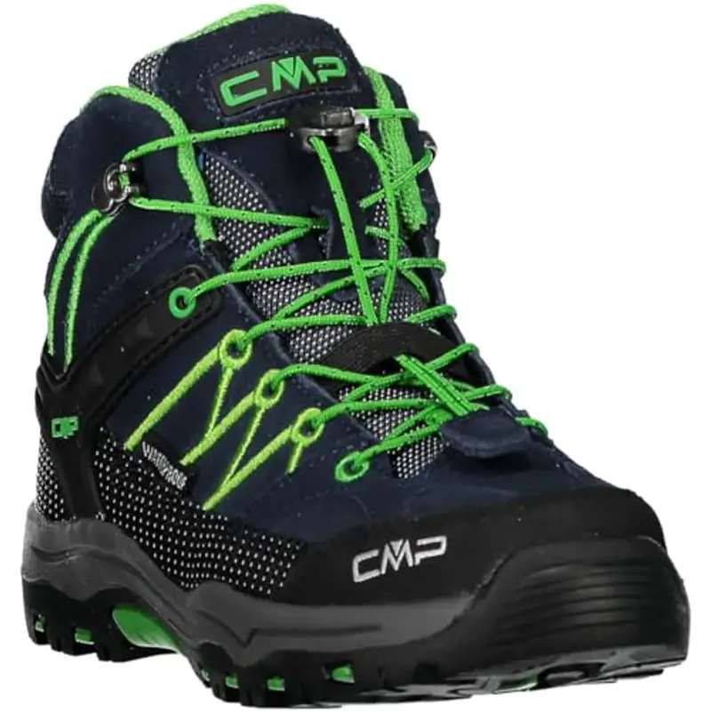 CMP Kids Rigel Mid Trekking Shoes Wp, Scarpe da trekking Unisex - Bambini e ragazzi, B Blue Gecko, 39 EU miniatura 2