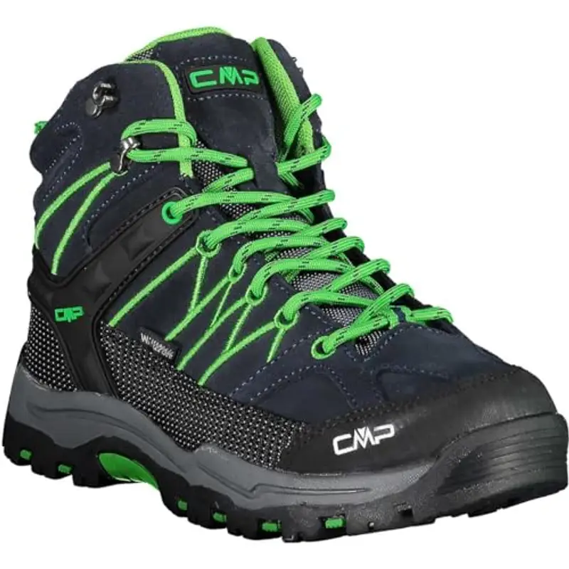 CMP Kids Rigel Mid Trekking Shoes Wp, Scarpe da trekking Unisex - Bambini e ragazzi, B Blue Gecko, 41 EU miniatura 2