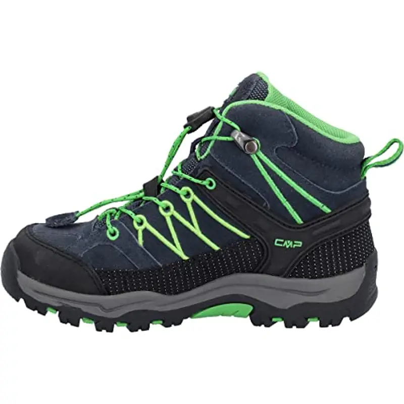 CMP Kids Rigel Mid Trekking Shoes Wp, Scarpe da trekking Unisex - Bambini e ragazzi, B Blue Gecko 51AK, 32 EU miniatura 2