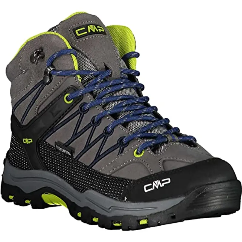 CMP Kids Rigel Mid Trekking Shoes Wp, Scarpe da trekking Unisex - Bambini e ragazzi, Graffite Marine, 39 EU miniatura 2