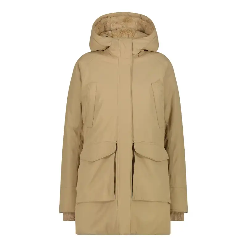 Parka con cappuccio da donna CMP