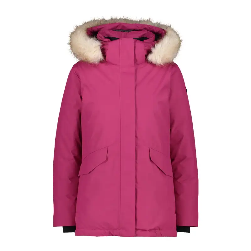 Parka con cappuccio zip per donna CMP