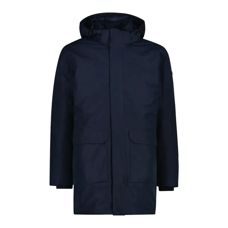 Parka con cappuccio zipato CMP