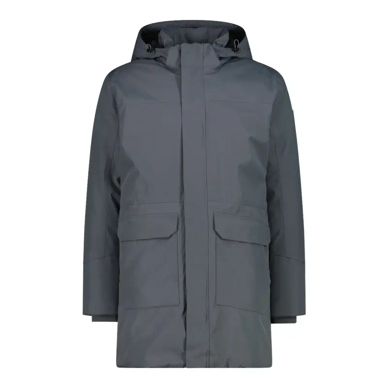 Parka con cappuccio zipato CMP