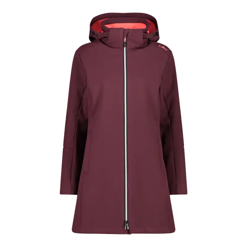 Parka con cappuccio zippered donna CMP