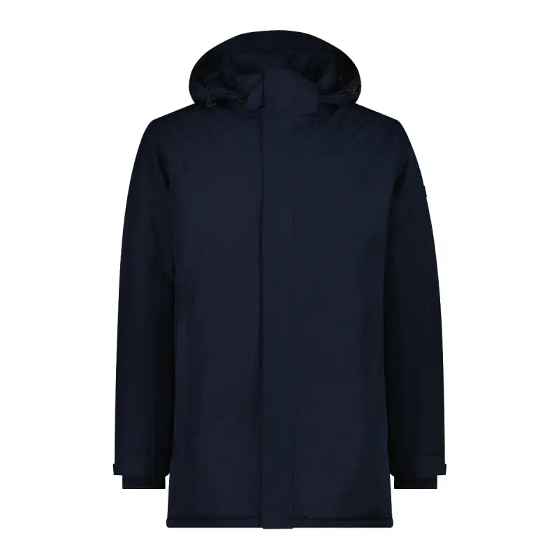 Parka con zip e cappuccio fisso CMP