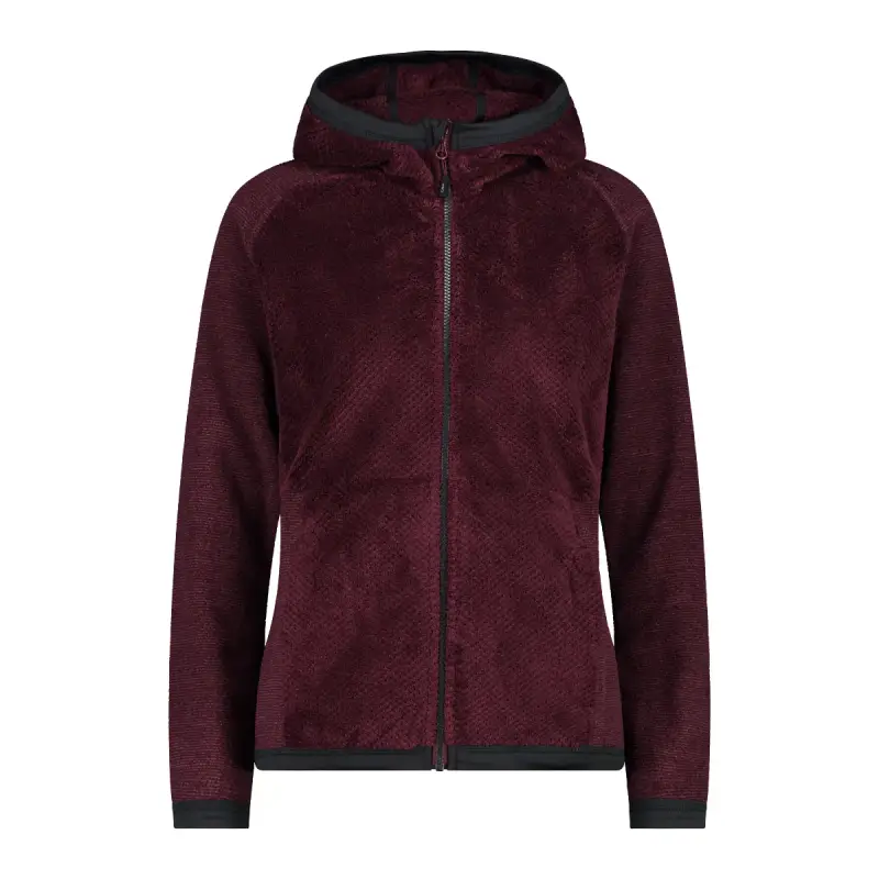 Pile con cappuccio da donna CMP