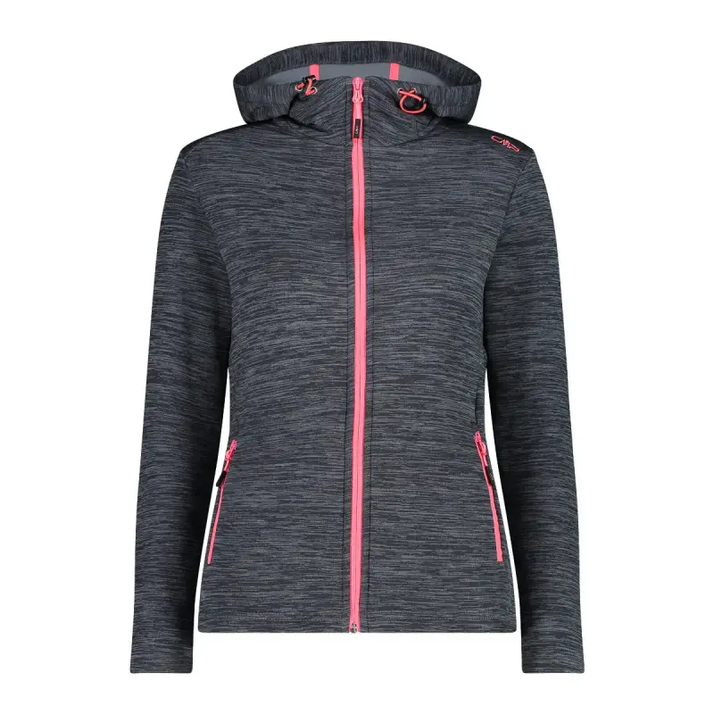 Pile con cappuccio da donna CMP