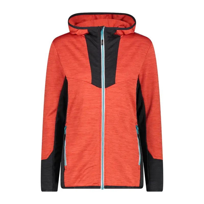 Pile con cappuccio da donna CMP Unlimitech Grid Tech