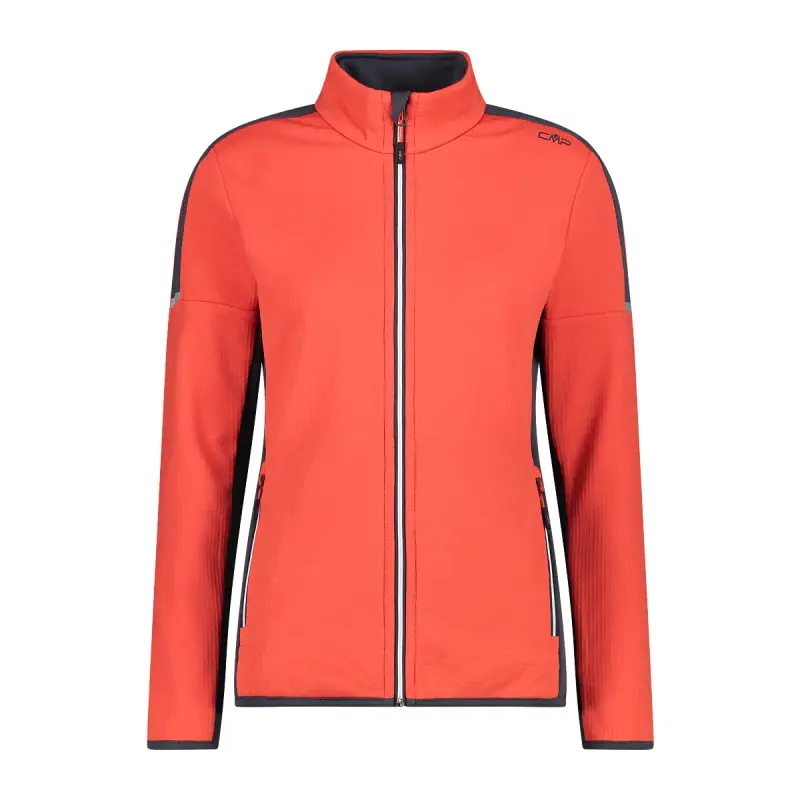 Pile donna con mezza zip CMP