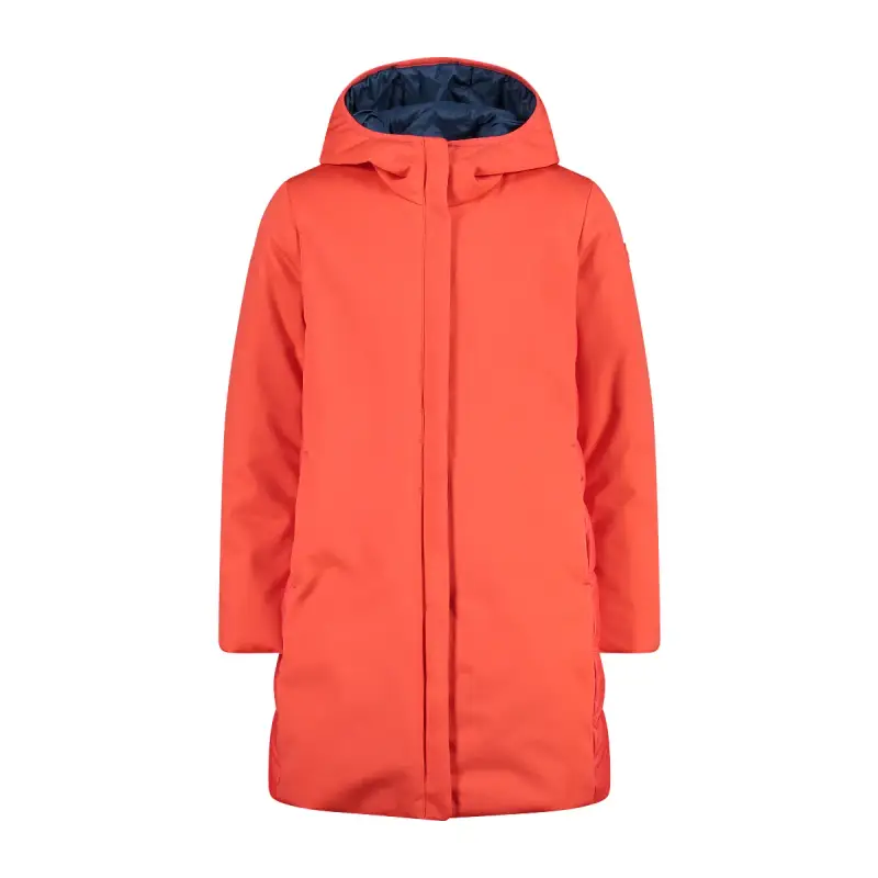 Piumino con cappuccio da bambina CMP