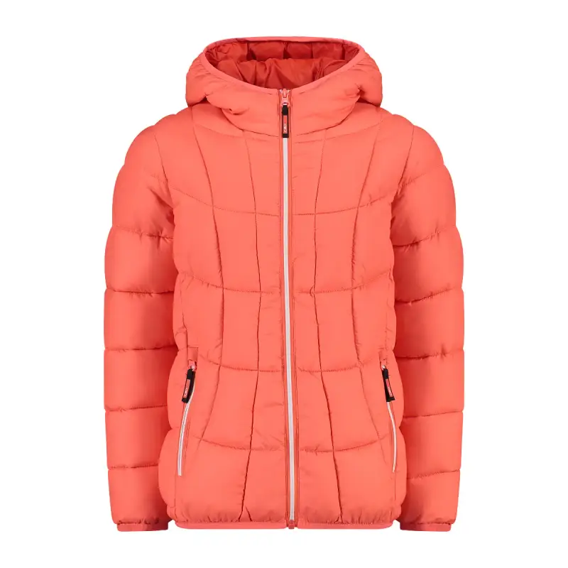 Piumino con cappuccio da bambina CMP