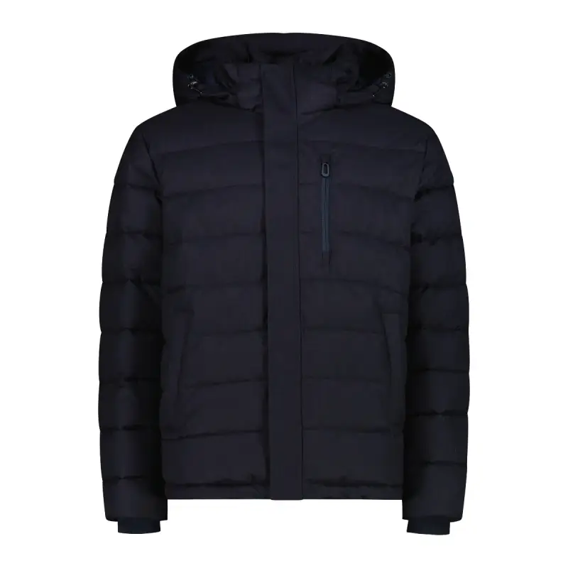 Piumino con cappuccio e zip Sorona CMP