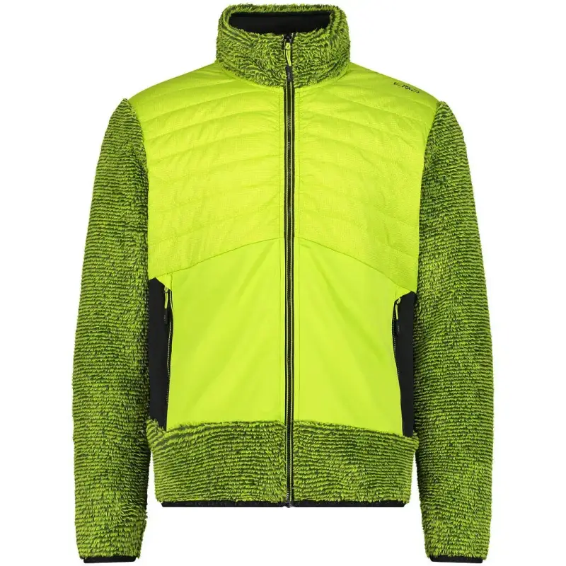 Polo ibrido con zip completa CMP