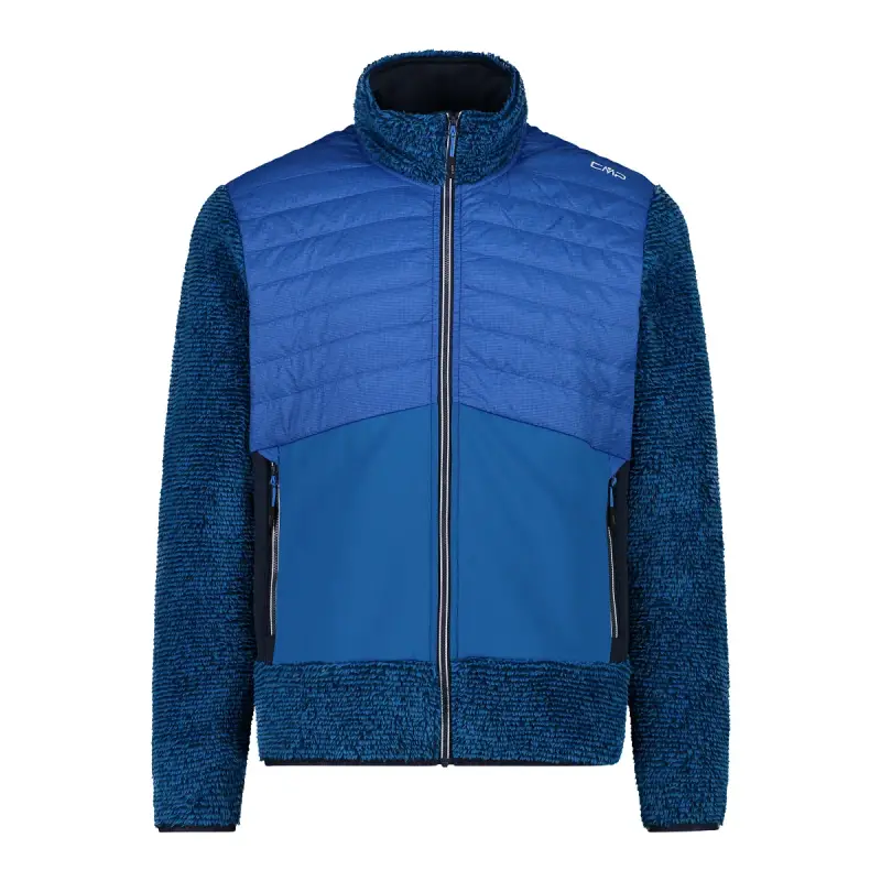 Polo ibrido con zip completa CMP