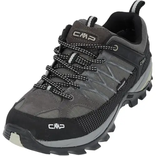 CMP Rigel Low Trekking Shoes Wp, Scarpe da trekking Uomo, Grey, 40 EU