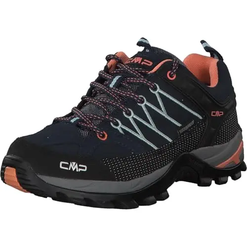 CMP Rigel Low Wmn Trekking Shoe Wp, Scarpe da trekking Donna, B.Blue-Giada