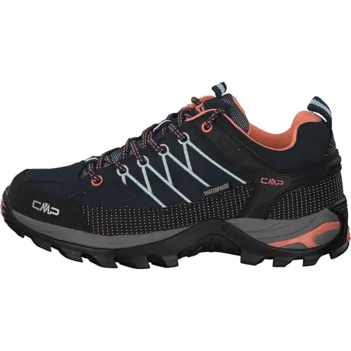 CMP Rigel Low Wmn Trekking Shoe Wp, Scarpe da trekking Donna, B.Blue-Giada miniatura 2