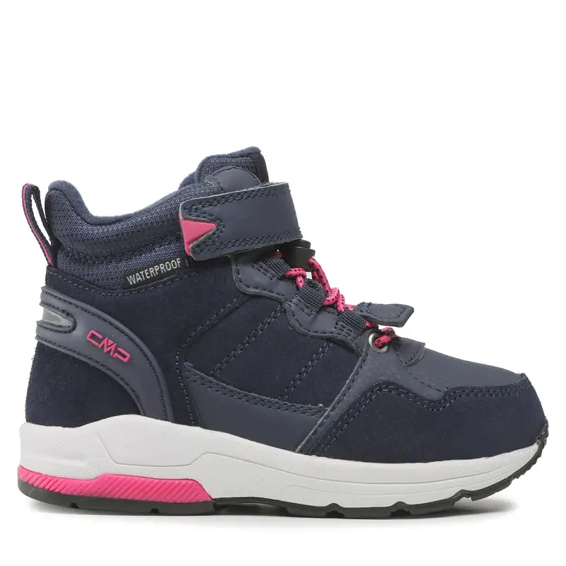 Sneakers CMP Kids Hadil Leather Wp Urban Shoes 3Q84524 Blu scuro