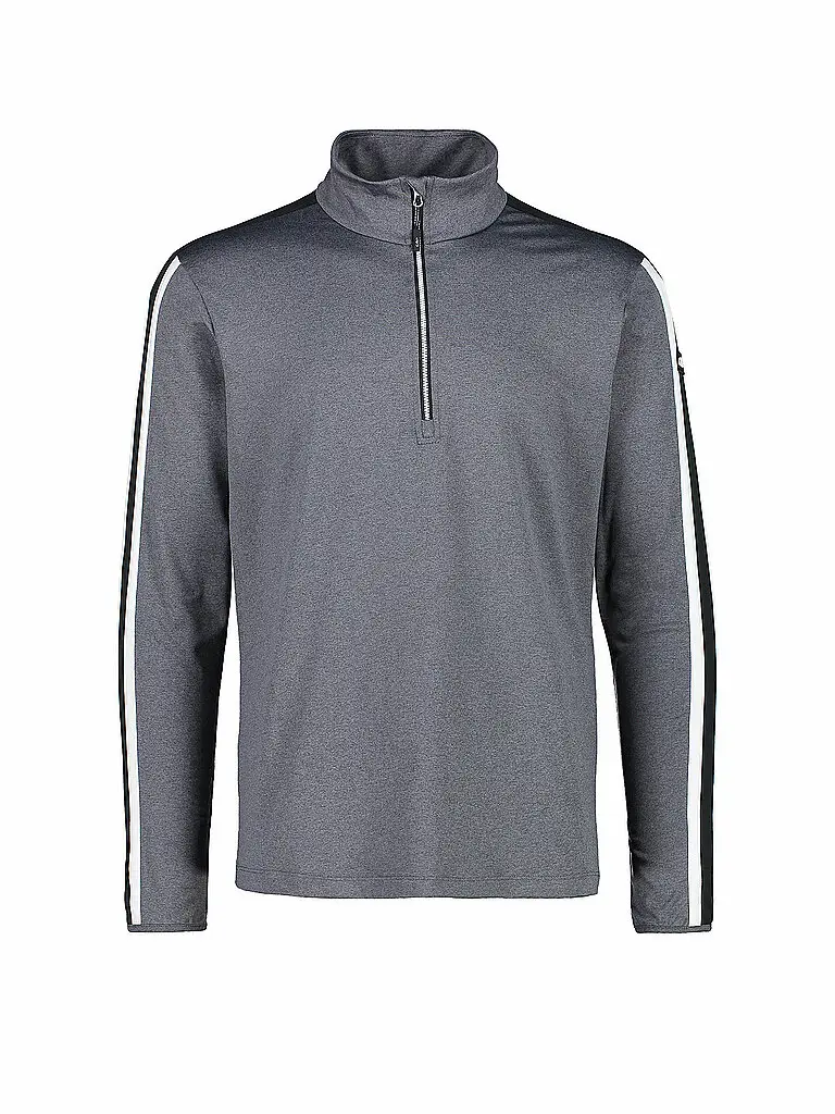 Zipshirt intimo da uomo Softtech Melange anni 70 grigio | 50