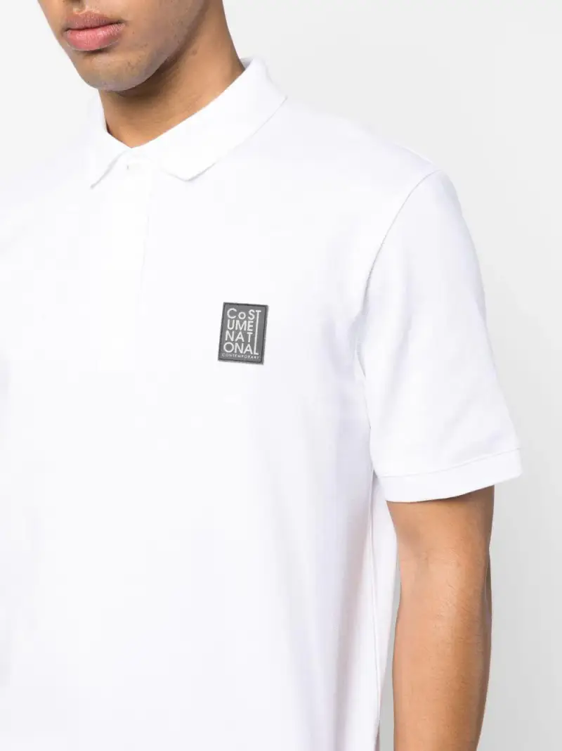 CNC COSTUME NATIONAL Polo Bianco 2539059 miniatura 3