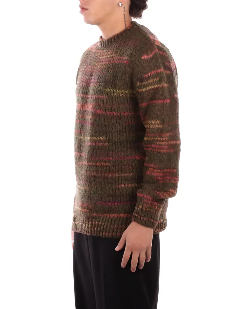 Maglia Uomo CNC Verde Maglia giro miniatura 2