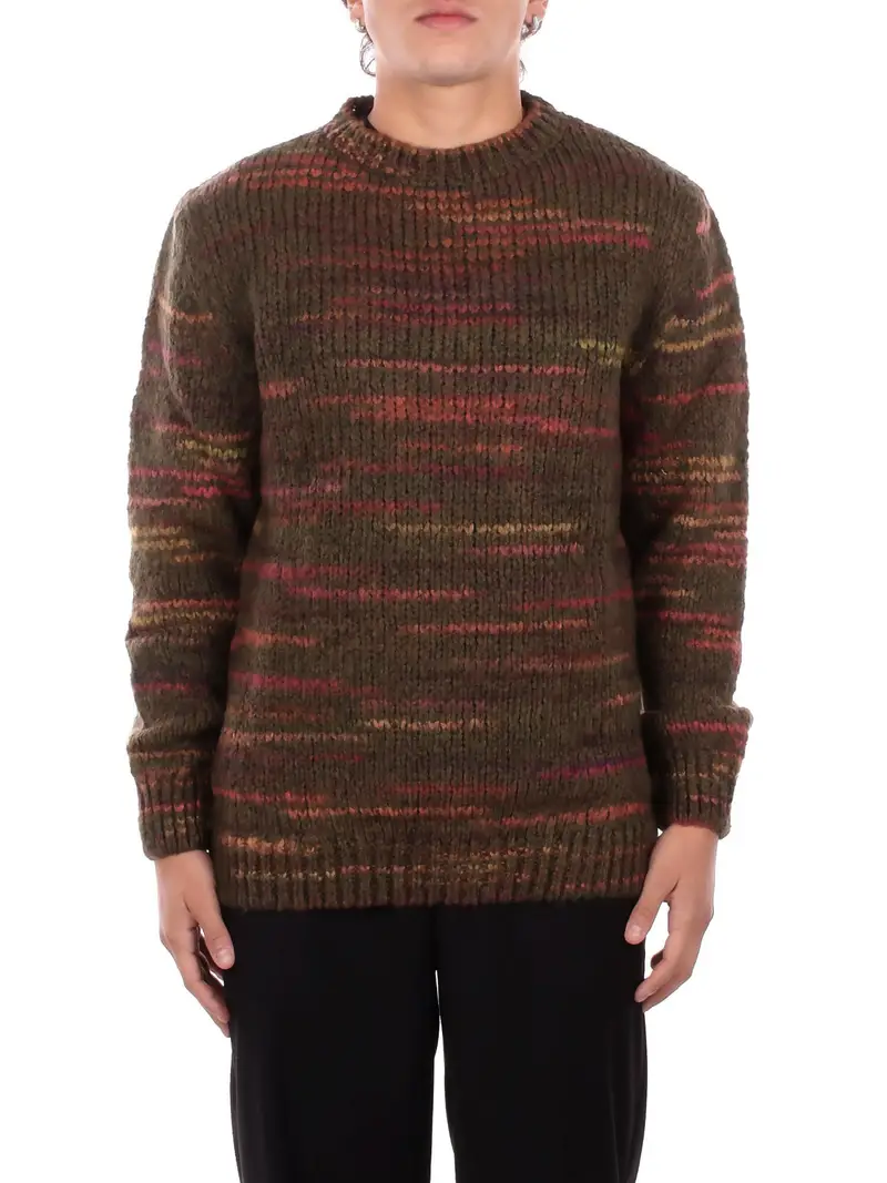 Maglia Uomo CNC Verde Maglia giro