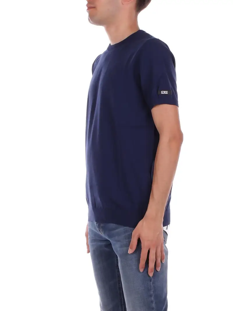CNC T-shirt Uomo Blu 2083358 miniatura 2